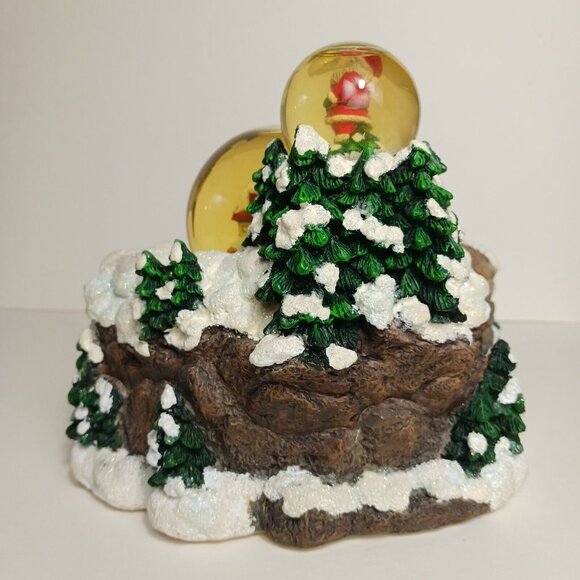 San Francisco Music Box Co Snowglobe Rotating Train Winter Wonderland Video - Picture 5 of 11